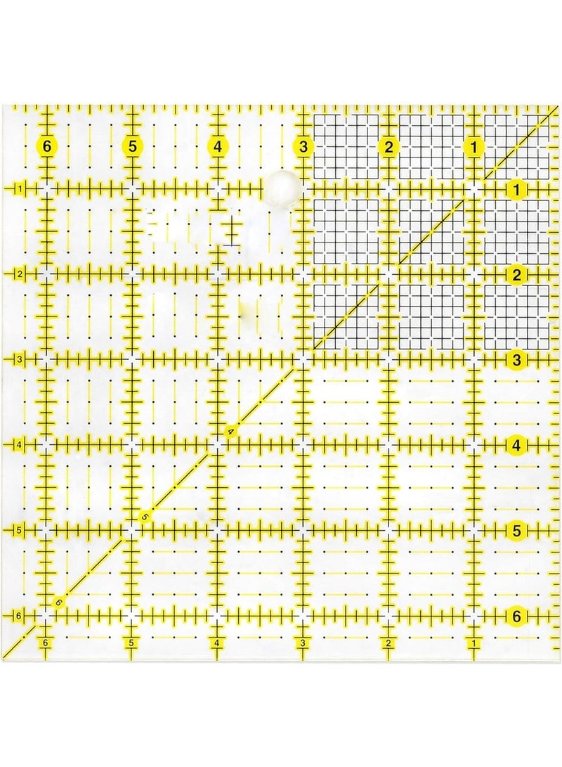Generic Square Value Set Sewing Ruler, Transparent  - Image 5