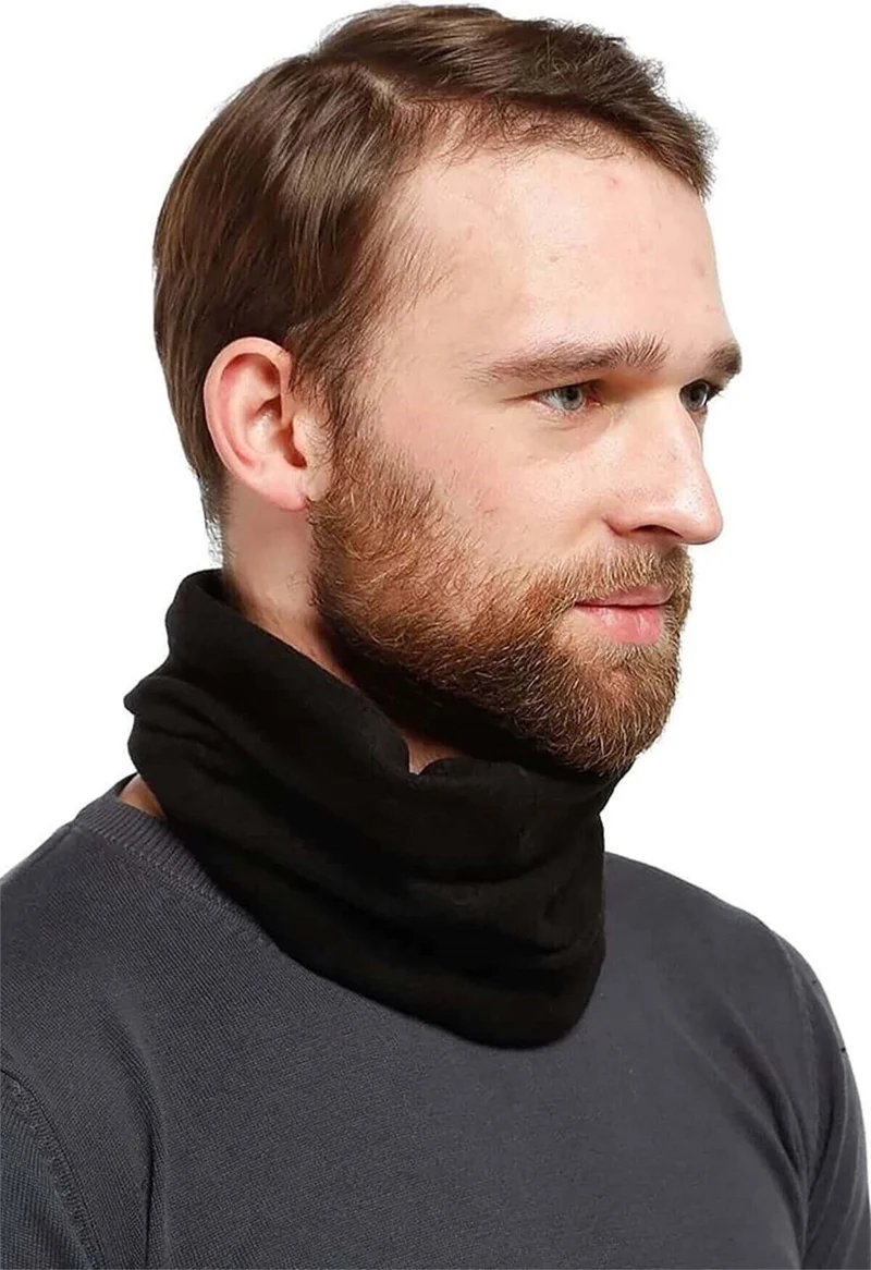 كابيلو Unisex Fleece Neck Collar Black Beret CAPPLBYBR01