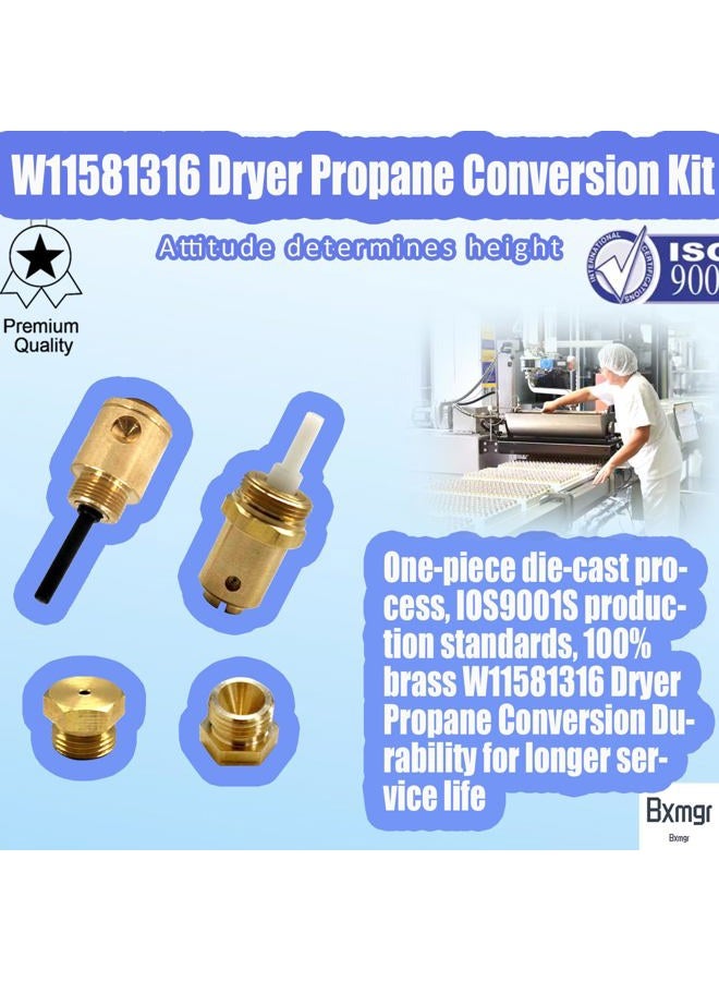 Bxmgr W11581316 Dryer Propane Conversion Kit For 29-Inch Dryers, Compatible With Whirlpool, Armada, Maytag, Kenmore Dryers, Replacement For W11581317, W10606694A, W10307153, 1 LPG Kit, 3 Year Warranty - Image 5
