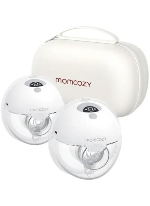 M5 Pro Wearable Breast Pump - Double - 3 Modes - Light Weight - Grey