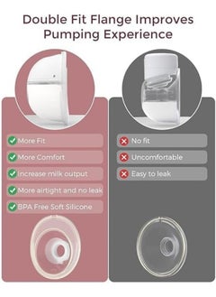 Momcozy M5 Pro Wearable Breast Pump - Double - 3 Modes - Light Weight - Grey  - Image 4