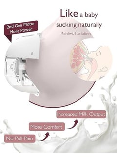 Momcozy M5 Pro Wearable Breast Pump - Double - 3 Modes - Light Weight - Grey  - Image 2
