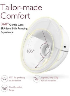 Momcozy M5 Pro Wearable Breast Pump - Double - 3 Modes - Light Weight - Grey  - Image 3