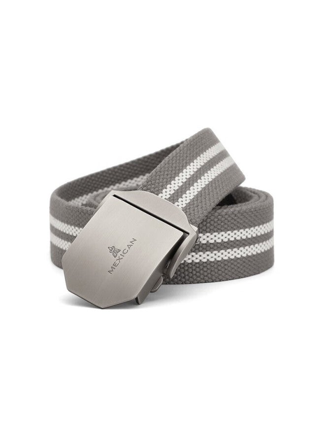 Scarecrow Men's Casual Youth Military Training Automatic Buckle Canvas Belt, Outdoor Fashion Waist Belt - Image 5