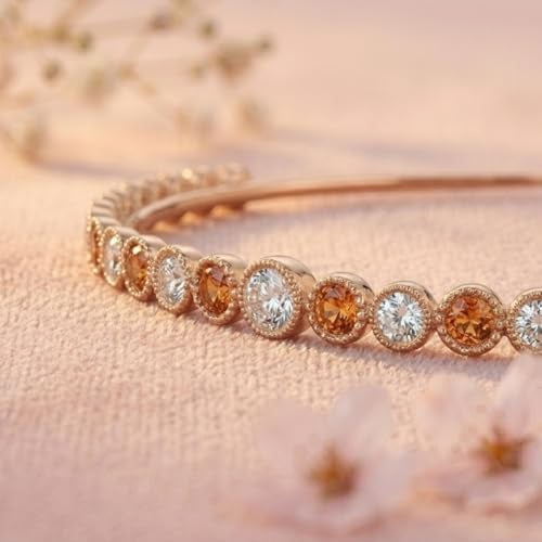 AccessHer Gold & Silver Rhinestone Hairband for Women & Girls | Stylish Hair Accessories for Weddings, Parties, Ethnic Wear & Rakhi Gift (Rose Gold 3, One Size) - Image 3
