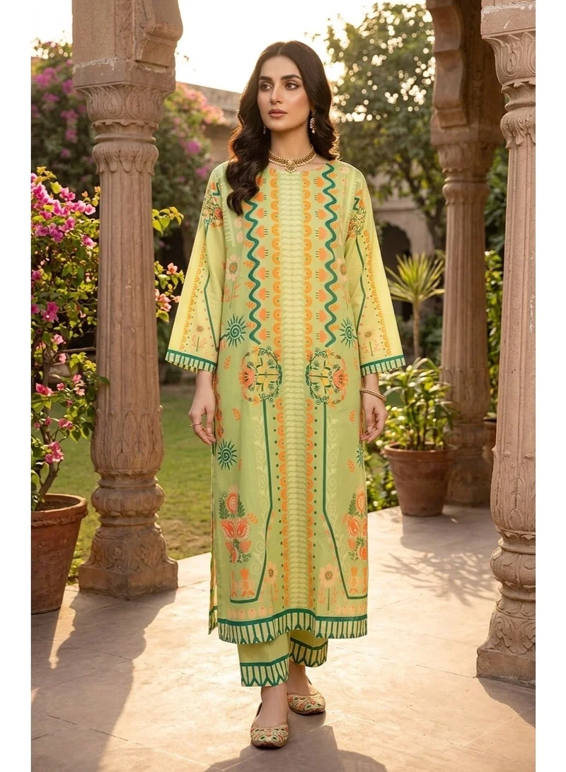 FLOGREEN 2-Piece Printed Tunic and Trousers Set - VIRAL-2056