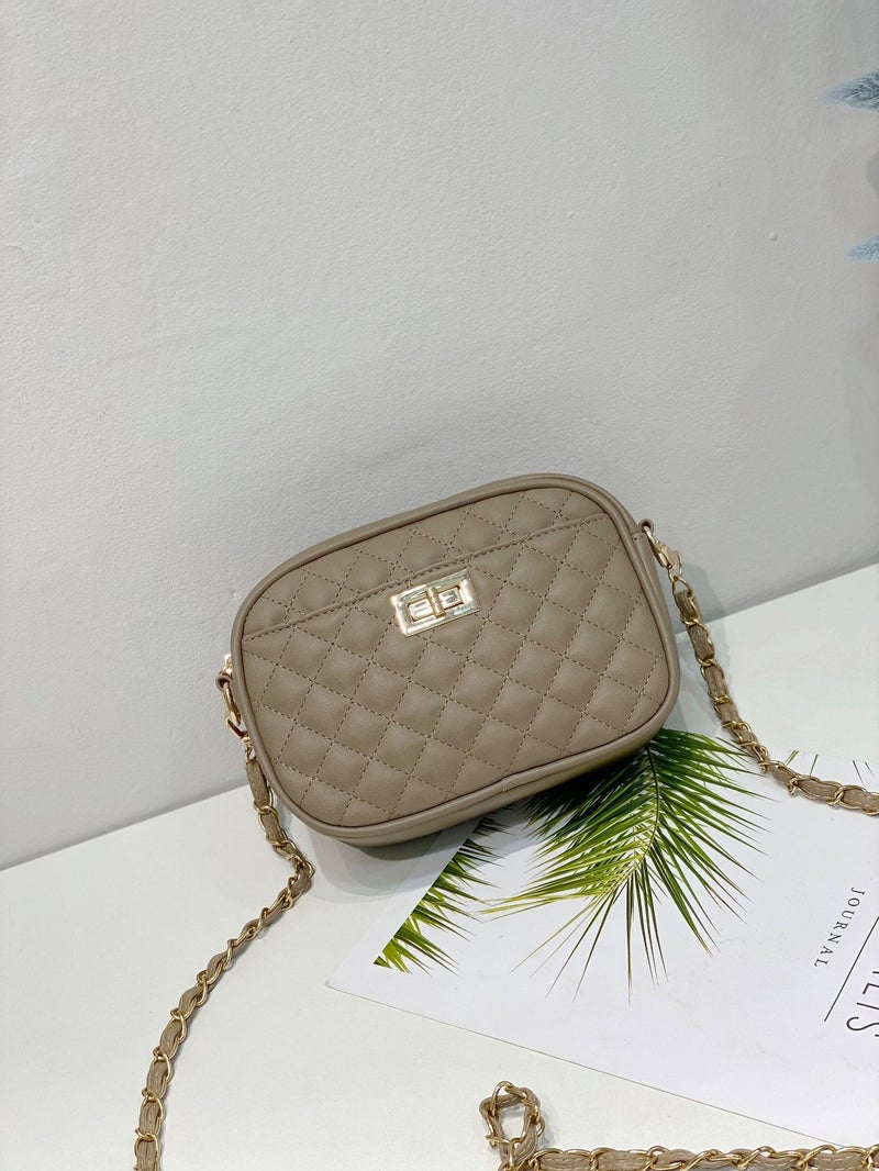 Women'S Bag Embroidered Quilted Chain Bag Single Shoulder Crossbody Small Bag - Image 1