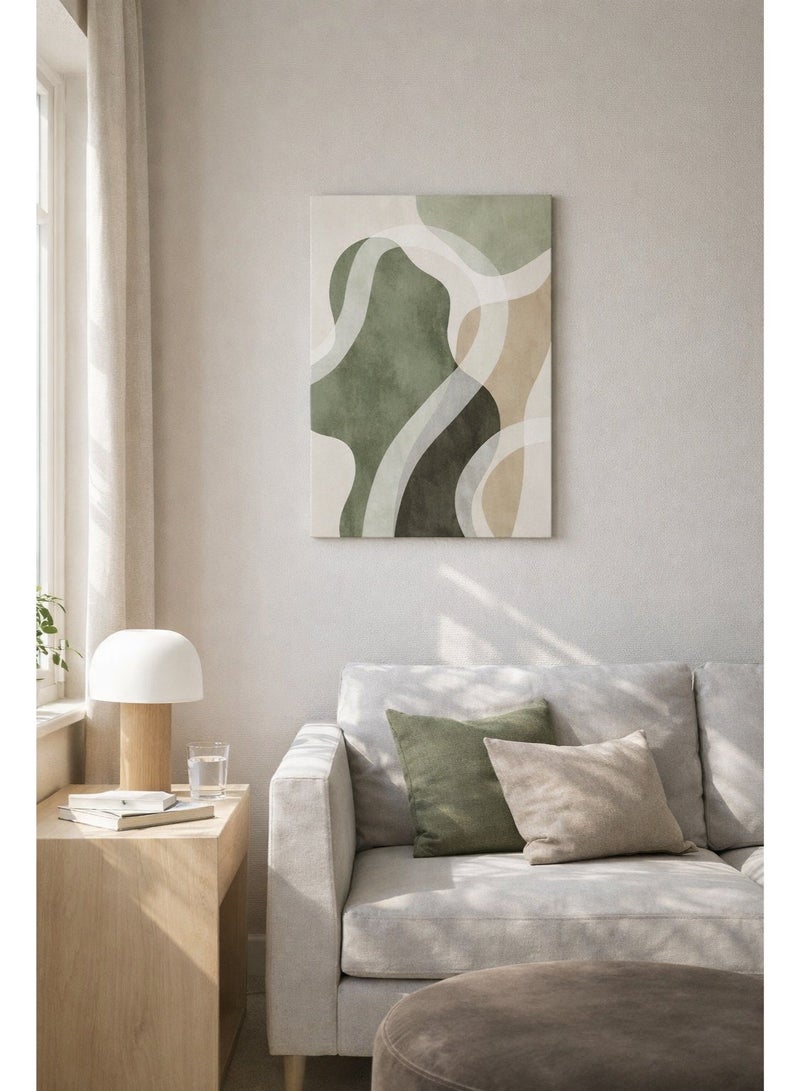 Mawan Modern Art Painting 30x40cm 30mm Raised - High Quality Digital Printing - UV Coating for Color Protection - Easy Installation with Self-Adhesive - Elegant Decor for Homes, Offices, and Gifts - Image 1