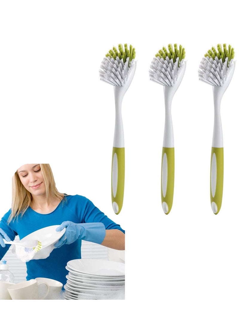 Excefore 3 Pieces Pot Cleaning Tool Long Handle Brush Cleaning Brush  - Image 1