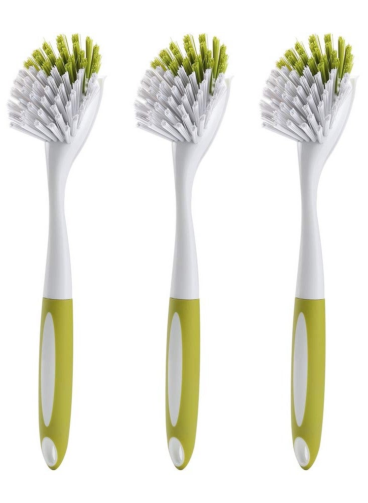 Excefore 3 Pieces Pot Cleaning Tool Long Handle Brush Cleaning Brush  - Image 2