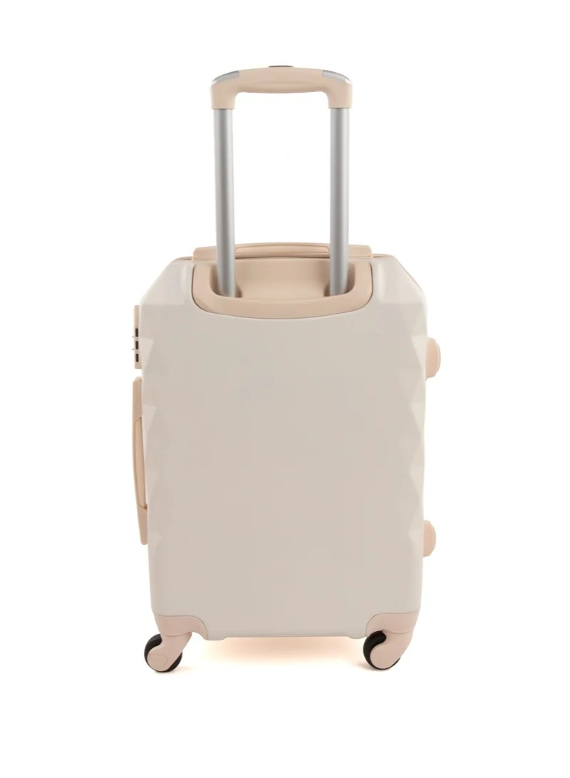 Limra Cabin Carry Check-In Luggage Trolley Size 20 inch Beige