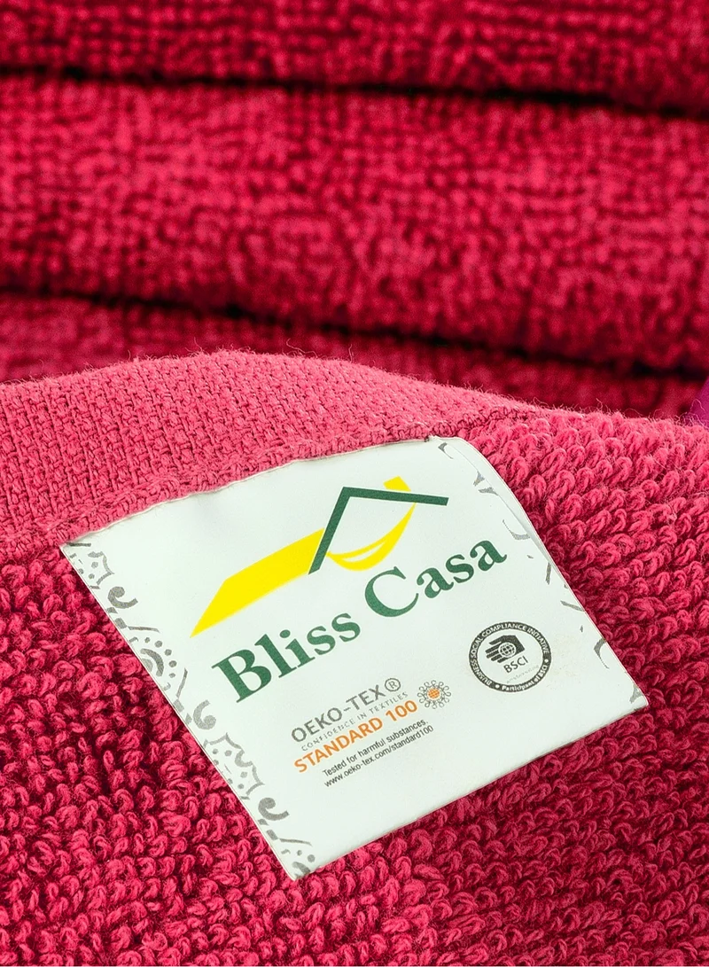 Bliss Casa Bliss Casa 100% Combed Cotton Washcloths (12 Pack, 30 x 30 CM) - 500 GSM Washcloth, Face towel Set Highly Absorbent Quick Dry and Soft Towels