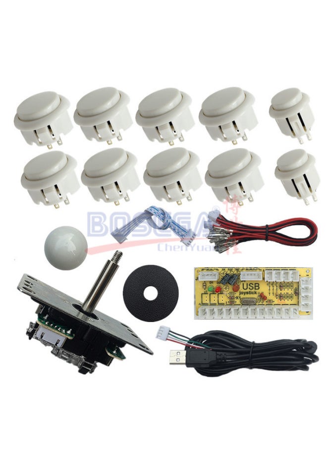 Diy Arcade Rocker Accessory Kit Usb Arcade Rocker Chip Circuit Board Arcade Rocker Chip Button-Product Color:Red  - Image 2