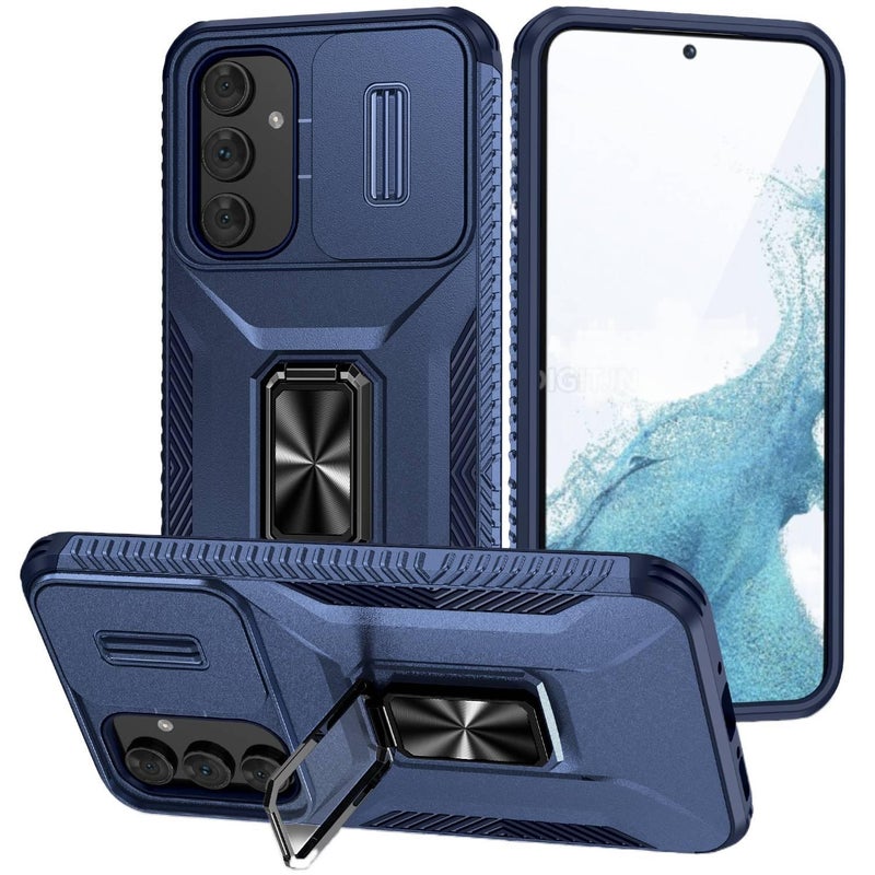 غطاء واقي | أزرق | مقاوم للصدمات | TPU+PC | مقاوم للصدمات لـ Samsung Galaxy S23 Ultra - Image 1