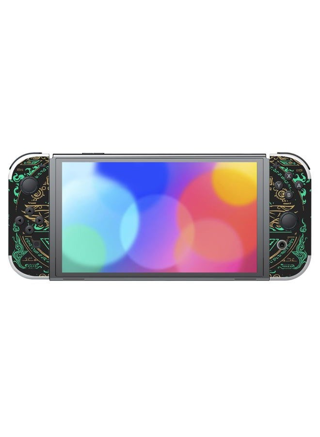playvital ملصق حماية للجلد لجهاز نينتندو سويتش OLED، ملصق فينيل متوافق مع جويكون وكونسول ودوك وقبضة، توتم المملكة - Image 4