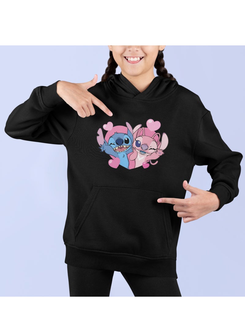 ZOOM - In loved Stitch and Angel Hoodie - Image 1