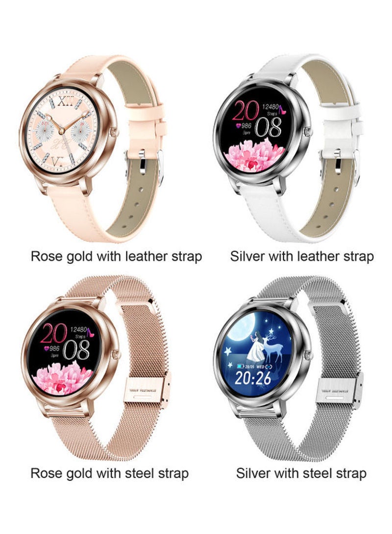 NIBEMINENT Female Luxurious Smart Sports Watch Rose Gold - Image 3