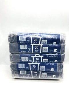 Heavy duty garbage bag, 70 gallons, black, 10 rolls