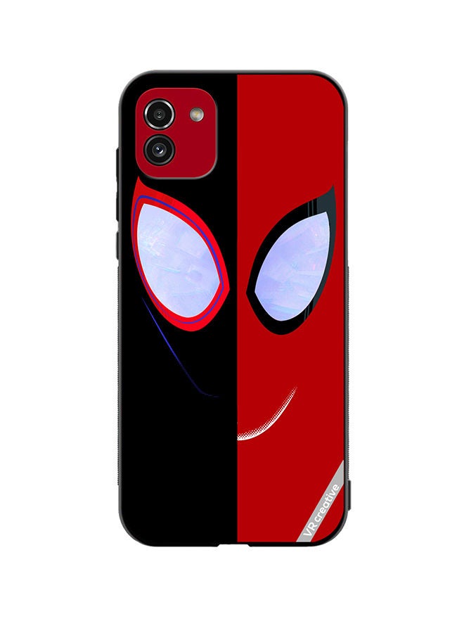 VR CREATIVE Protective Case Cover For Samsung Galaxy A03 Spiderman Design Multicolour - Image 1