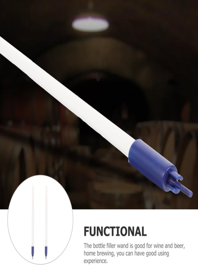 أموسفون عصا تعبئة زجاجات من قطعتين من أموسفن مع صمام إغلاق لصنع النبيذ، حشو زجاجات بطول 13 بوصة، صمام إغلاق لتعبئة زجاجات البيرة والنبيذ - Image 5