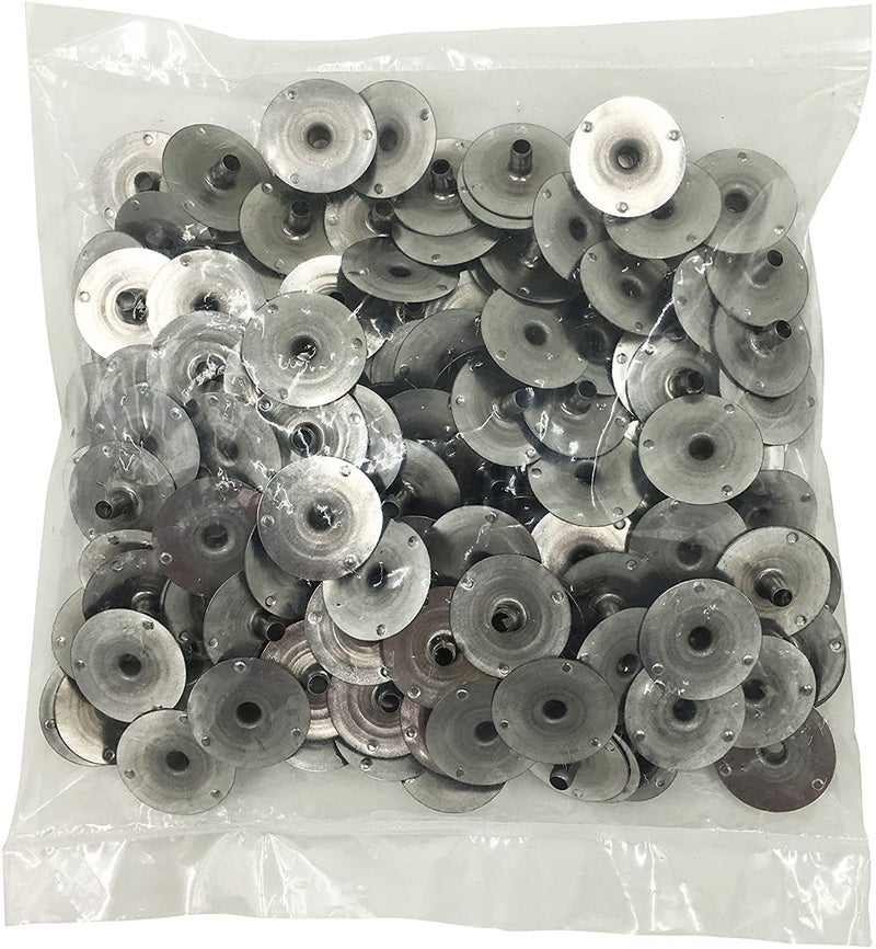 GSXRB 200pcs/20mm Candle Wick Tabs Metal,Metal Candle Wick Sustainer Tabs,Wick Base for Candle Making - Image 3