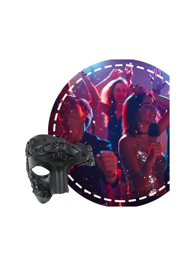 The Bros Masquerade Mask for Men Classic Vintage Venetian Mens Mask Lightweight Gentle, Specially for Costume, Theme Parties, Cosplay Mardi Gras, Super Hero Mask Accessory  - Image 2