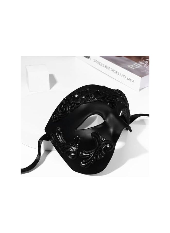 The Bros Masquerade Mask for Men Classic Vintage Venetian Mens Mask Lightweight Gentle, Specially for Costume, Theme Parties, Cosplay Mardi Gras, Super Hero Mask Accessory  - Image 4