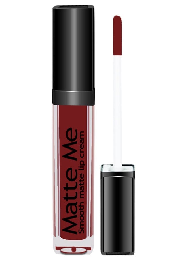 Adbeni Long Lasting Mini Liquid Lipstick with 12 hours Stay | Matte Finish | Waterproof| Won't Smudge Won't Budge Liquid Lipstick (3ml) 02-Brazen Raisin Mini - Image 1