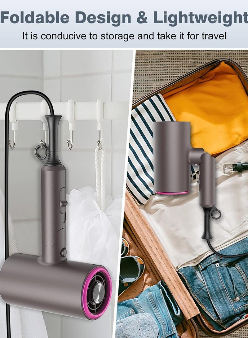 DOSCHER Ionic Hair Dryer 1600W - Fast Drying Blower Hair Dryer with Thermo-Control, Low Noise, Includes Hair Diffuser and Concentrator for Perfect Styling - Image 5