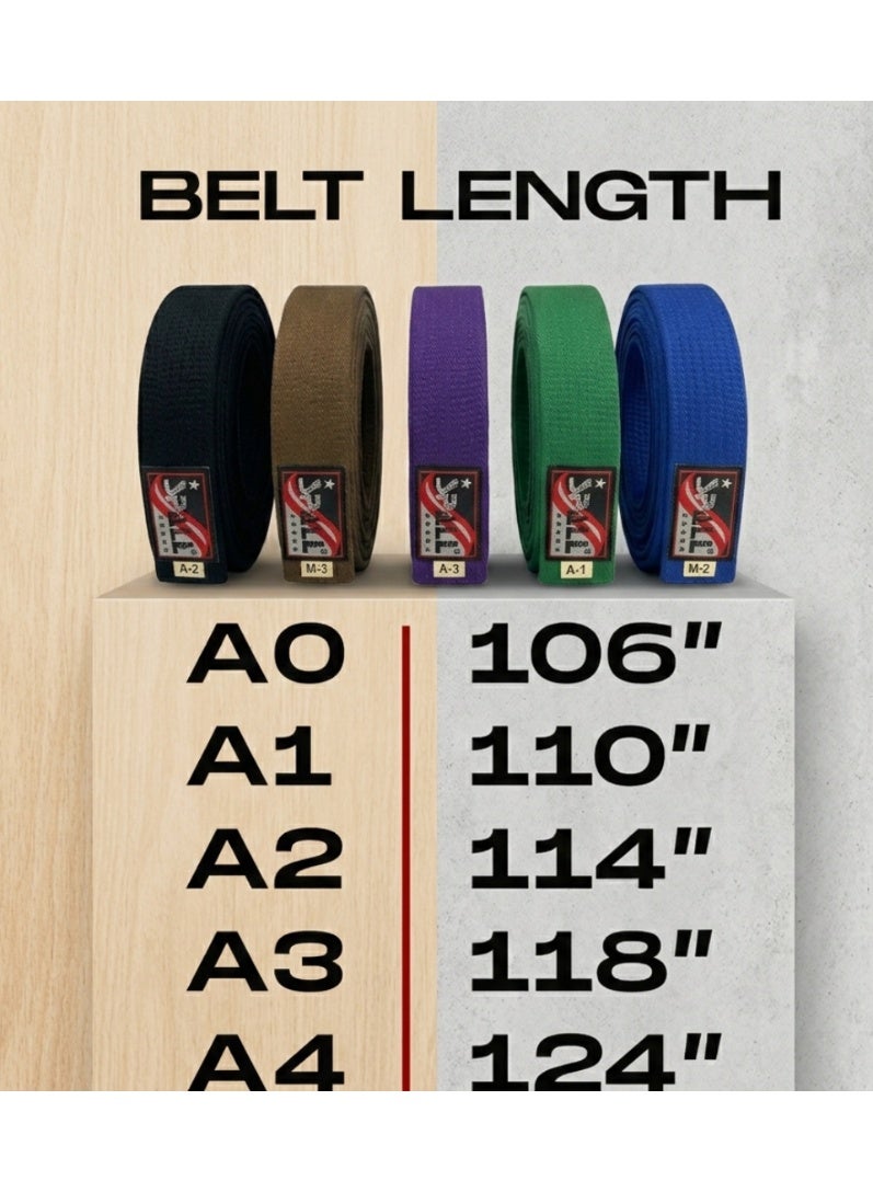 SPALL Jiu Jitsu Belt Premium BJJ Belt for Men Women Kids Brazilian Jiu Jitsu Training Competition Martial Arts Uniform Belt - Image 5