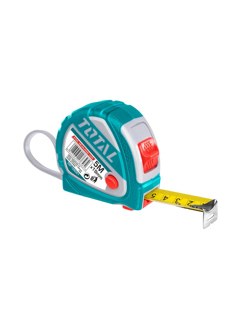 TOTAL Steel Measuring Tape 5m x 19mm TMT126051 - Image 1