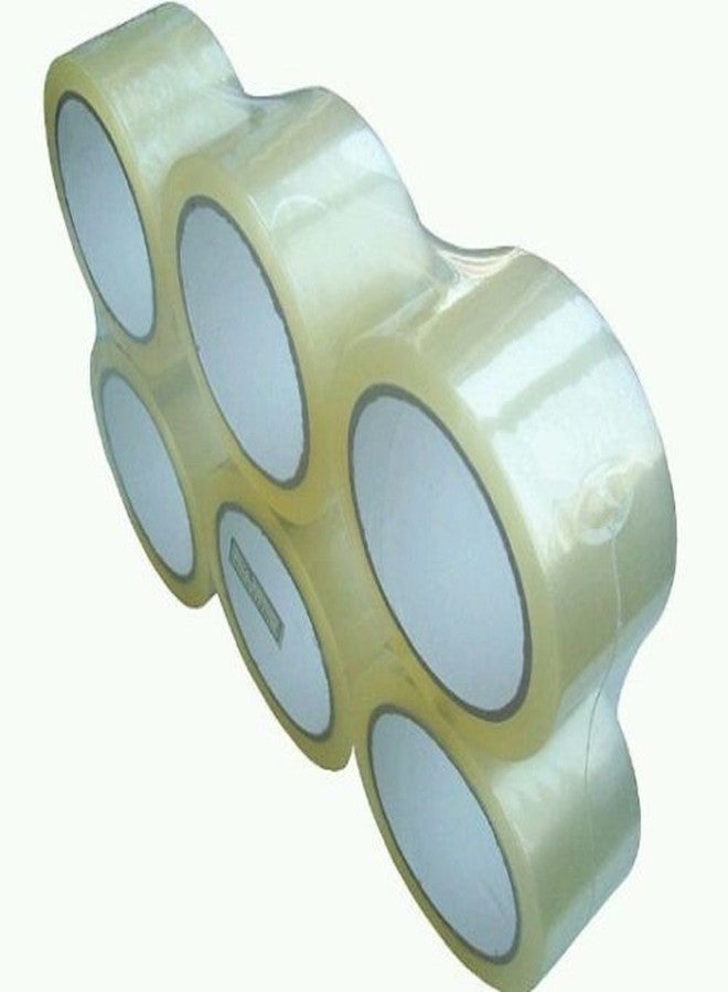 Yens® 6 Rolls Box Carton Clear Sealing Packing Packaging Tape 2"x110 Yards(330' ft) Clear 6rolls 2 inch Tape