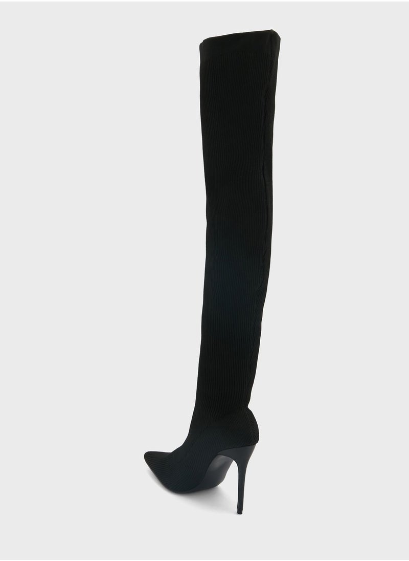 PUBLIC DESIRE - Chateau Knee Boots - Image 1