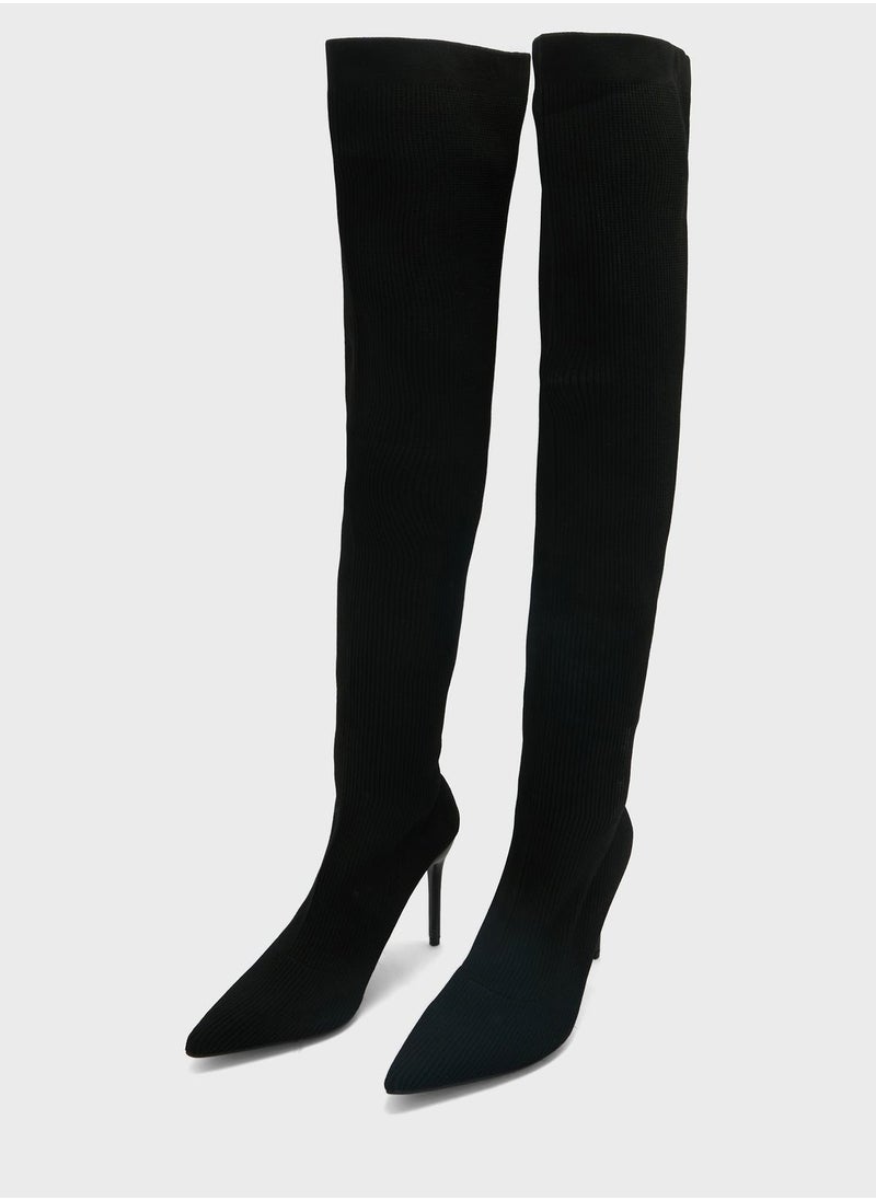 PUBLIC DESIRE - Chateau Knee Boots - Image 1