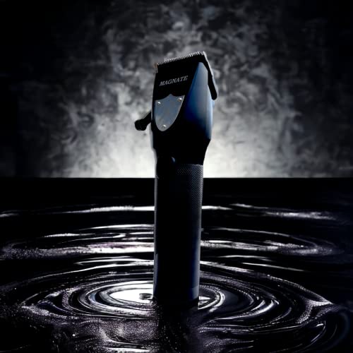 XPERSIS PRO Magnate Quiet and Low Vibration DLC Fade Blade Black 7200 RPM Cordless Hair Clipper for Barbers and Mens, 3 hrs Quiet Run Time with Extra Fade Blade and Charging Stand - Image 2