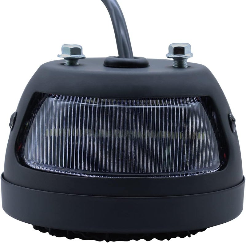 FATECIM Round Motorcycle LED Tail Light with Red Lens and Grille for Harley, Honda, Yamaha, Suzuki, Kawasaki - Image 5