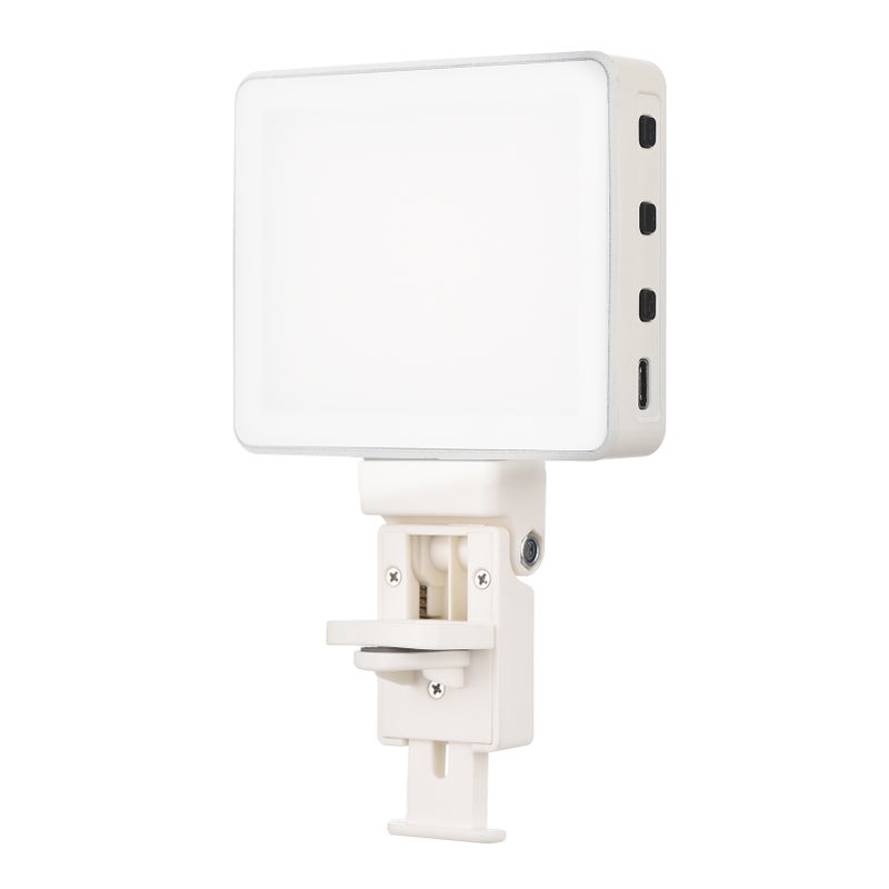 NiceFoto SL-60B Pocket LED Video Light Video Conference Lighting 5 Levels Adjustable Brightness 5600K CRI96+ Built-in Battery with Computer Clamp USB Charging Cable Carry Bag for Vlog Live Streaming - Image 1