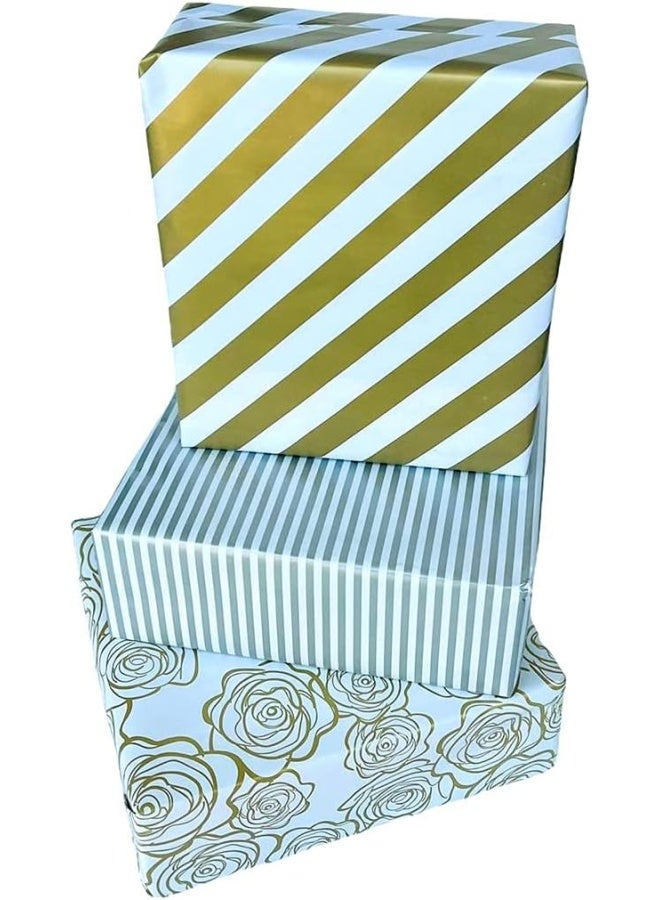 Premify لف ورق هدايا، تغليف هدايا لعيد الميلاد، العطلات، الزفاف، 6 أوراق تغليف هدايا بحجم 20 بوصة × 28 بوصة - Image 5