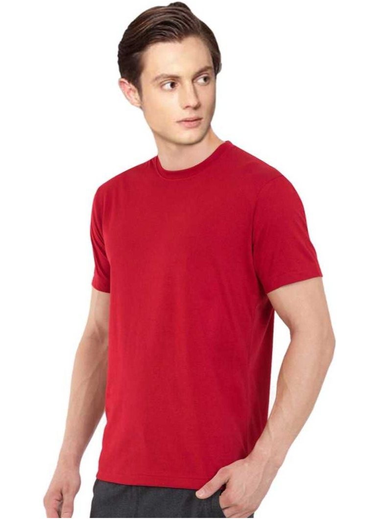 SANTHOME Plain round neck t-shirts for men  - Image 1