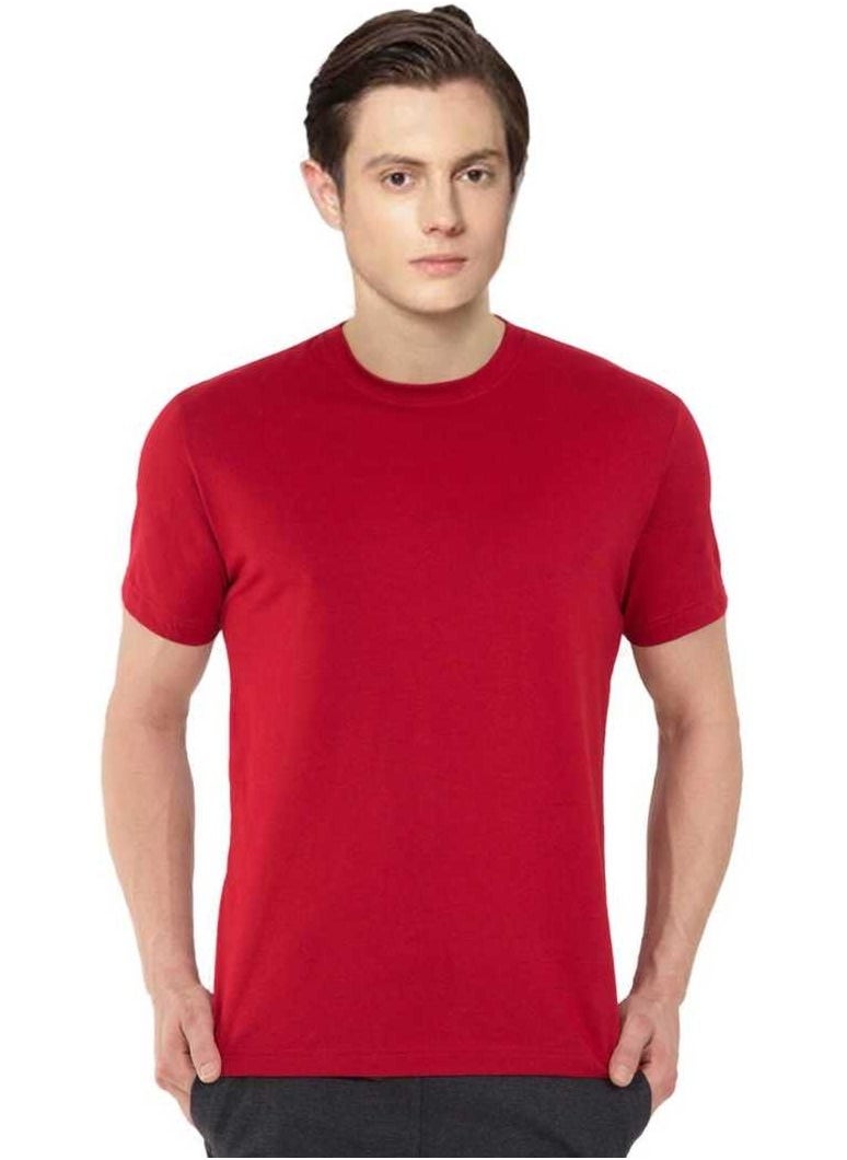 SANTHOME Plain round neck t-shirts for men  - Image 4