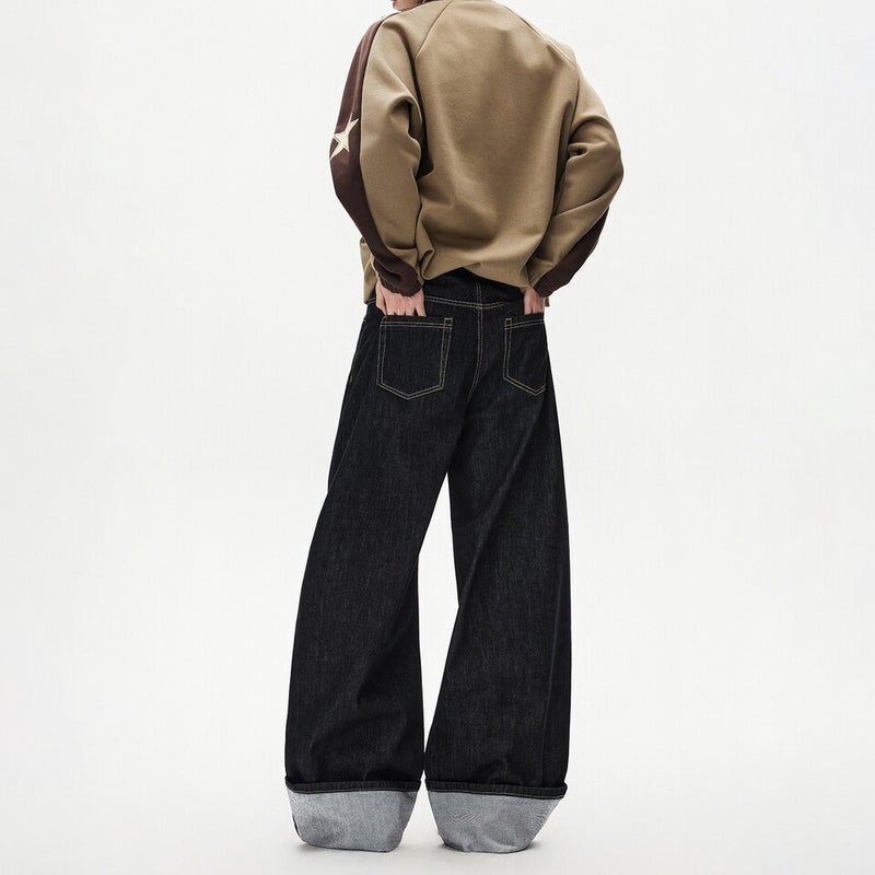 Unisex Casual Daily Denim Jeans - Image 5