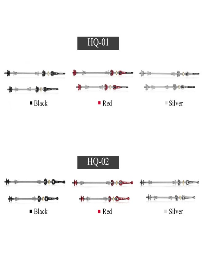 WAKE 2 PCS Bike Quick Release Wheel Hub Shaft Front Rear Set Bicycle Quick Release Skewer Axle - Image 3