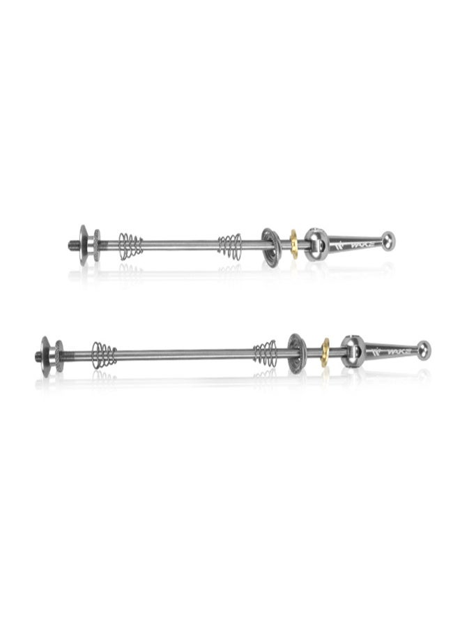 WAKE 2 PCS Bike Quick Release Wheel Hub Shaft Front Rear Set Bicycle Quick Release Skewer Axle - Image 1