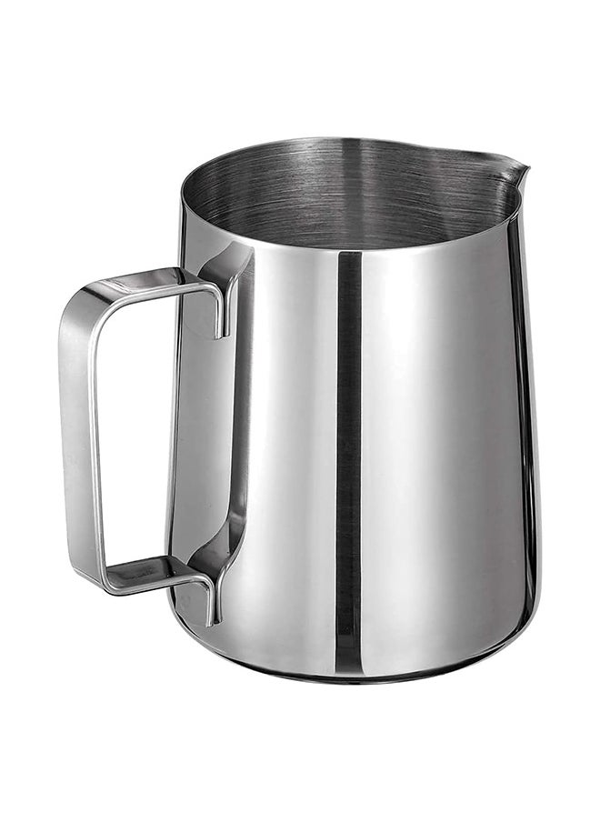 Home Stainless Steel 1000ml Milk Frothing Pitcher Measurements on Both Sides Inside Perfect for Espresso Machines Milk Frothers Latte Art, Silver  - Image 2