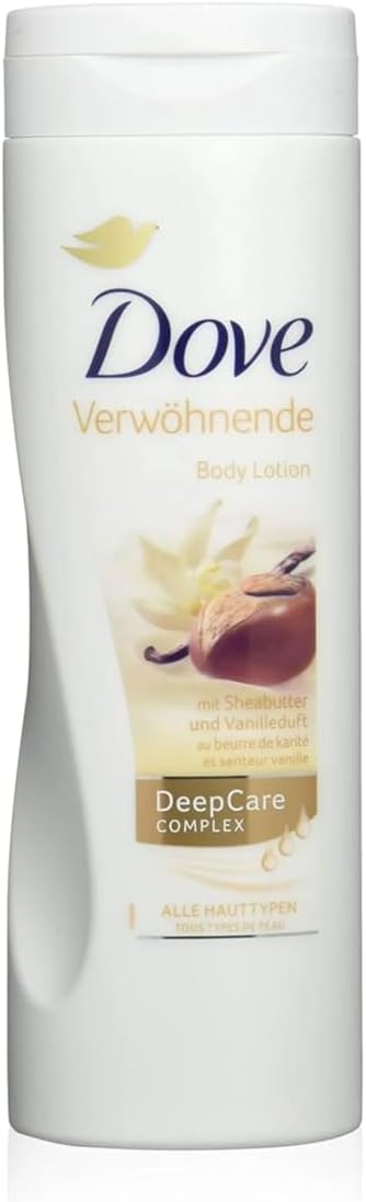 Set of 3 Dove Women Body Lotion Shea Butter and Vanilla for All Skin Types 400 ml