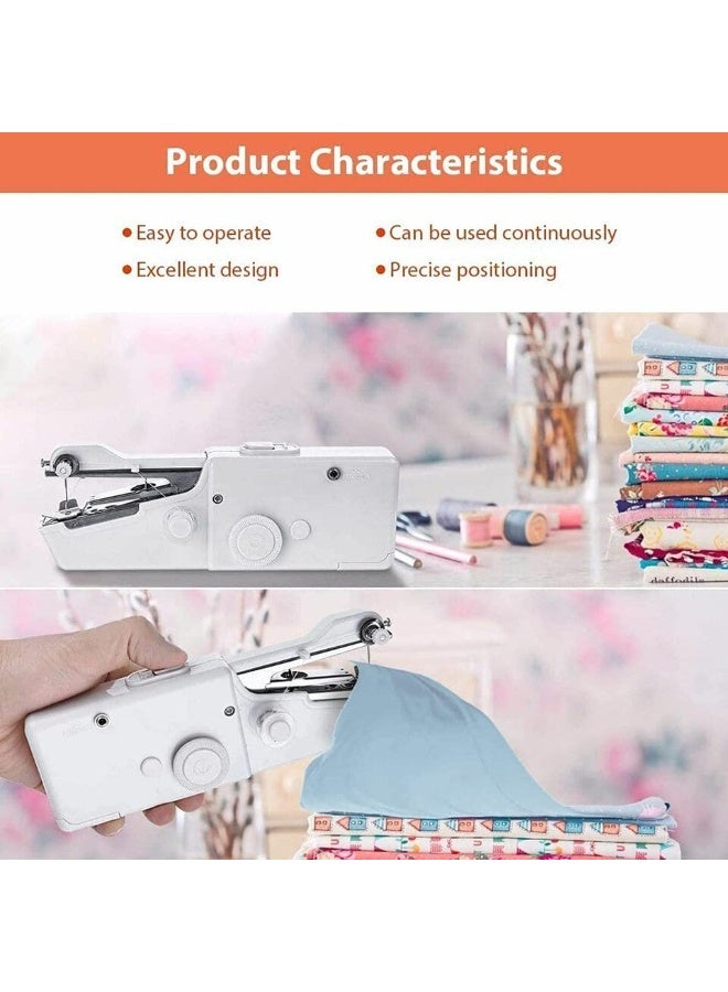Handy Stitch Sewing Machine - Handheld Sewing Machine - Portable Sewing Machine Cordless Mini Handy Stitch Sewing Silai Machine Handheld Portable Craft Sewing Machine Quick Stitch Sewing Tool Suitable for Home, Travel, Outing, Gifts Use - Image 3