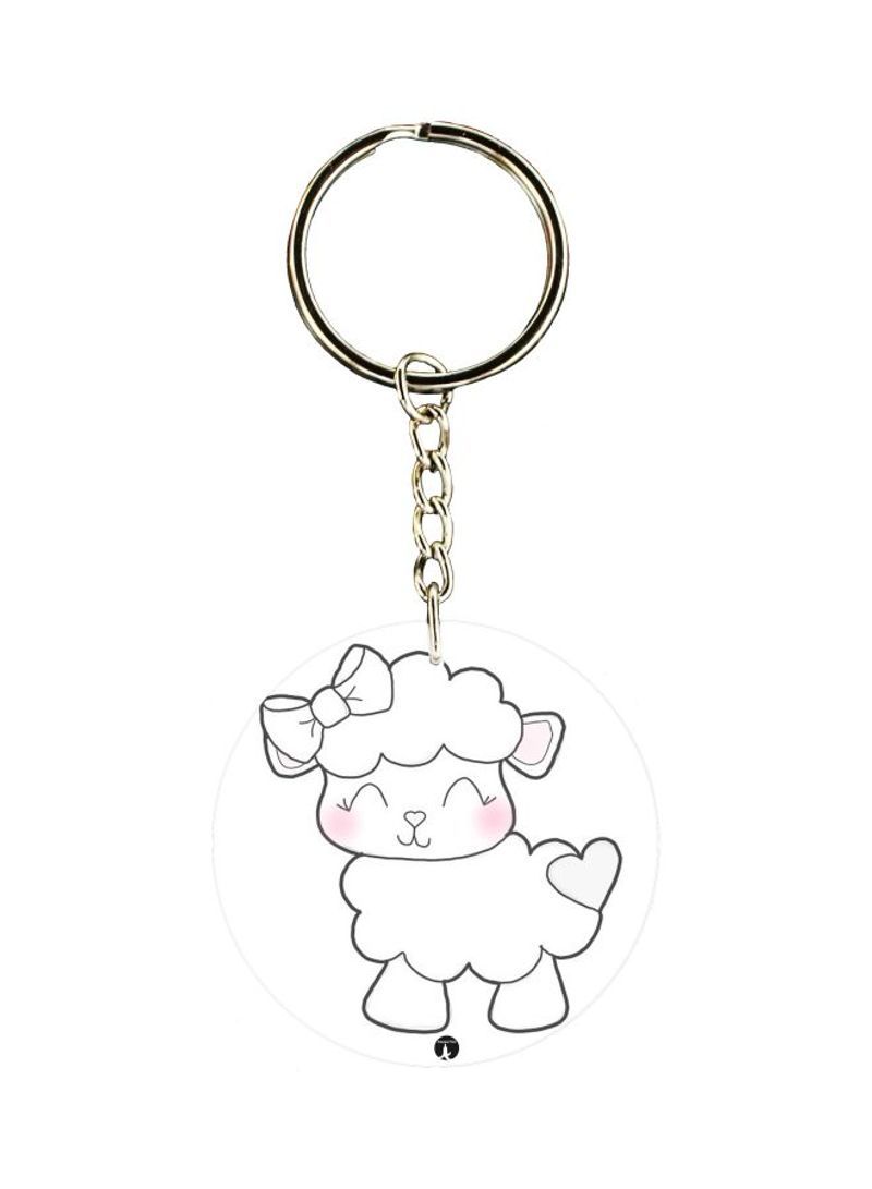 RKN Sheep Themed Pocket Keychain