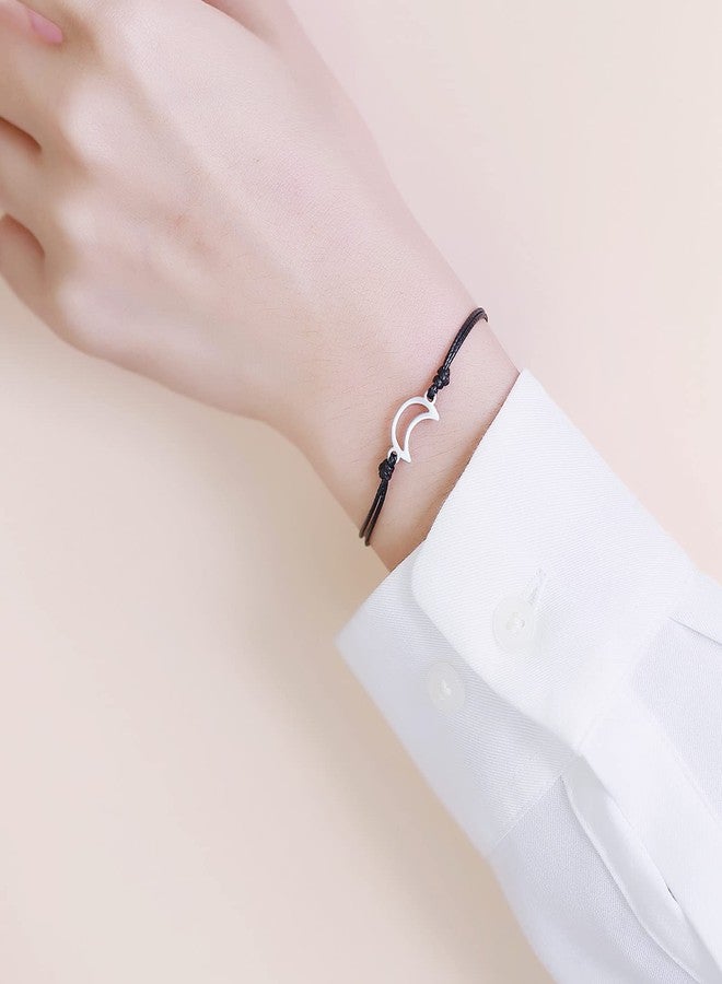 YouU 3 pcs Sun Moon Style Adjustable Couple Bracelet Boho Simple Metal Women Upper Arm Bangle Star Moon Open Cuff Armband Armlet Jewelry - Image 4