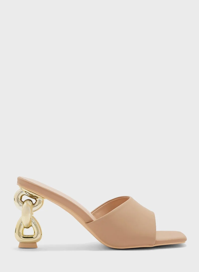 shoexpress Single Strap Low Heel Sandals