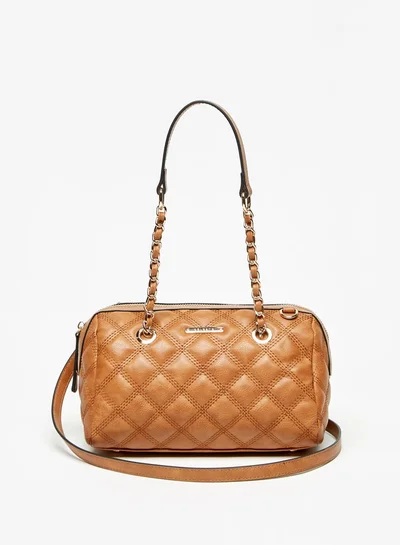 سيليست Women Quilted Bowler Bag With Zip Closure